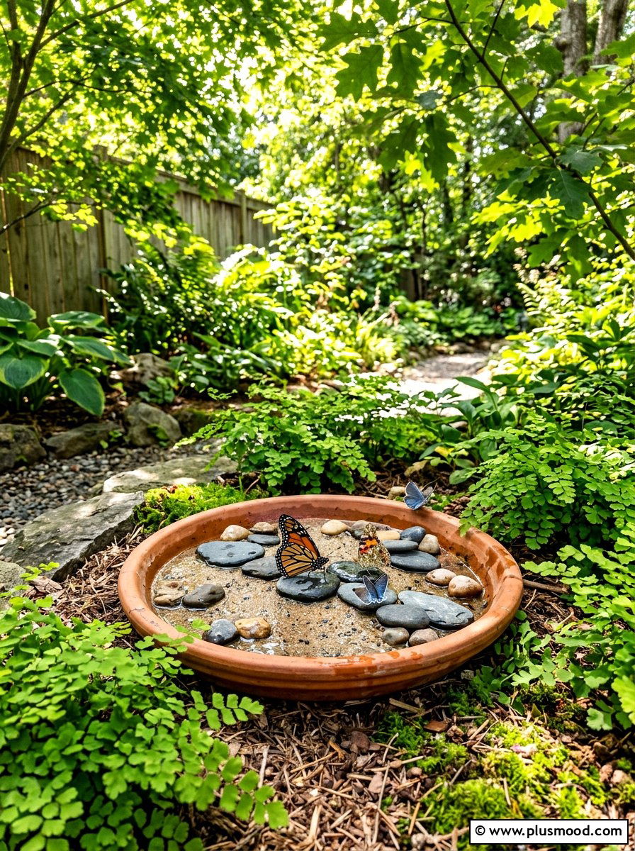 Butterfly Puddling Station - 25 summer butterfly garden ideas