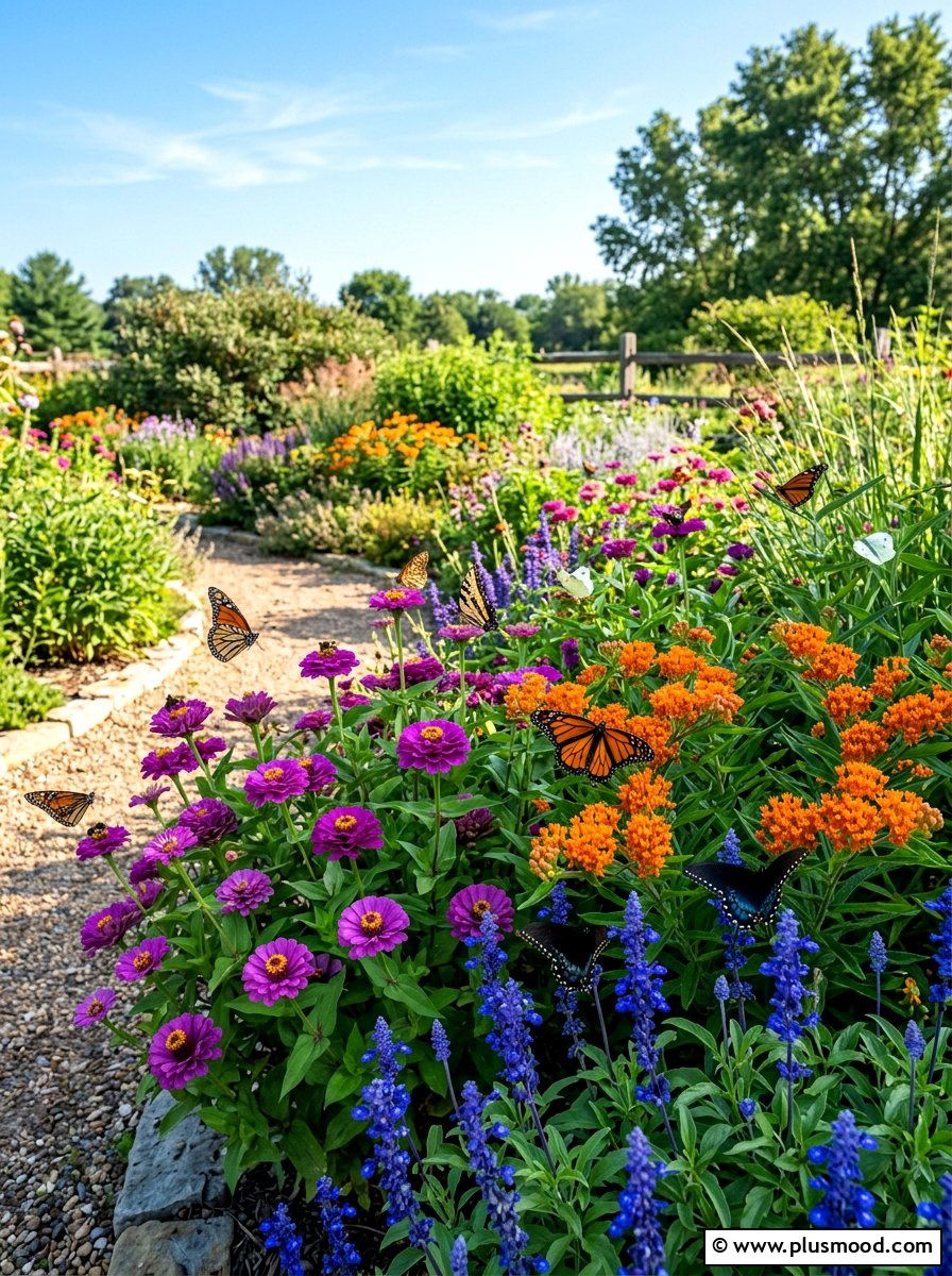 Butterfly and Bee Garden - 25 summer landscape refresh ideas