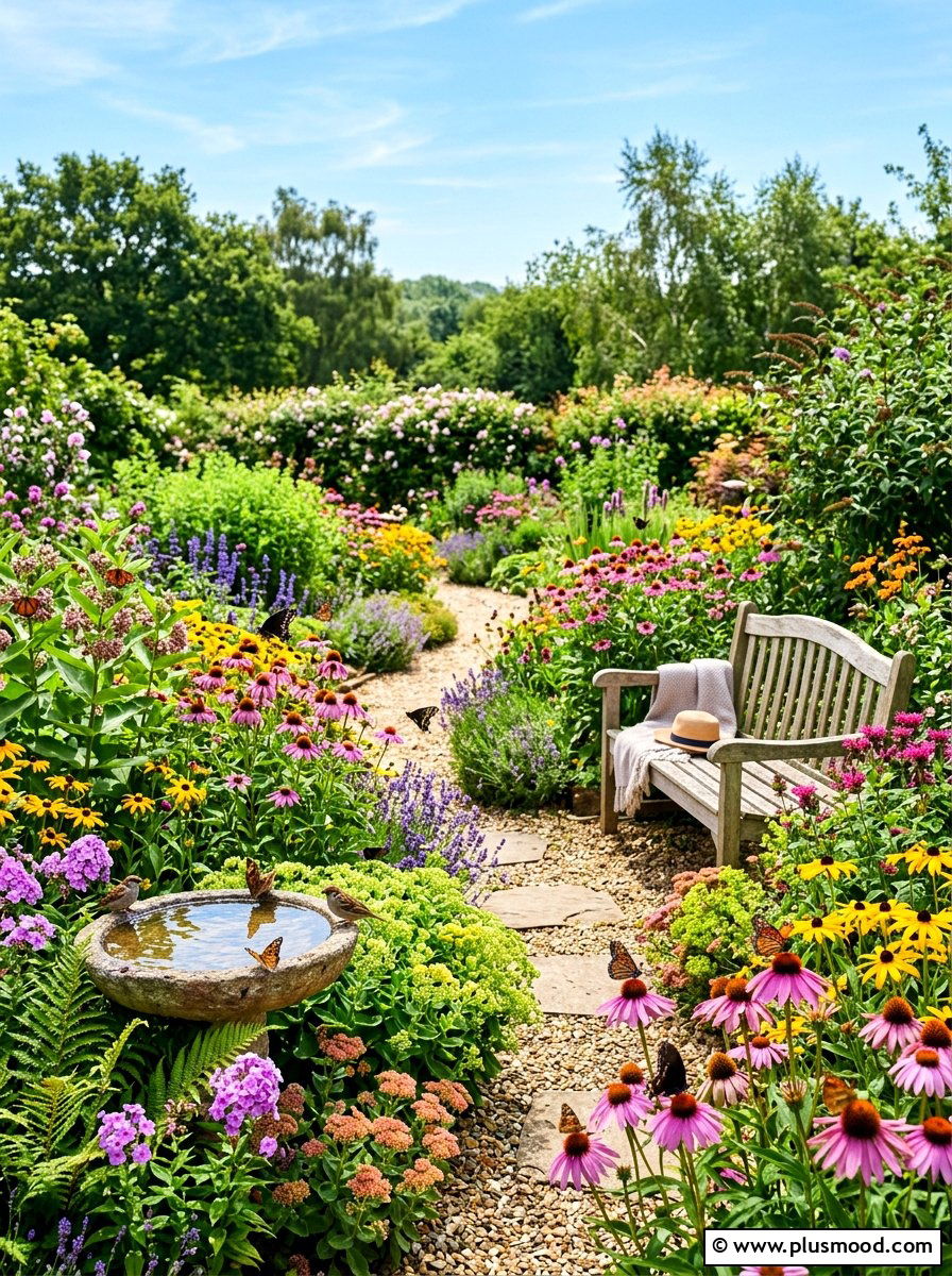 Butterfly garden - 25 summer backyard ideas for kids