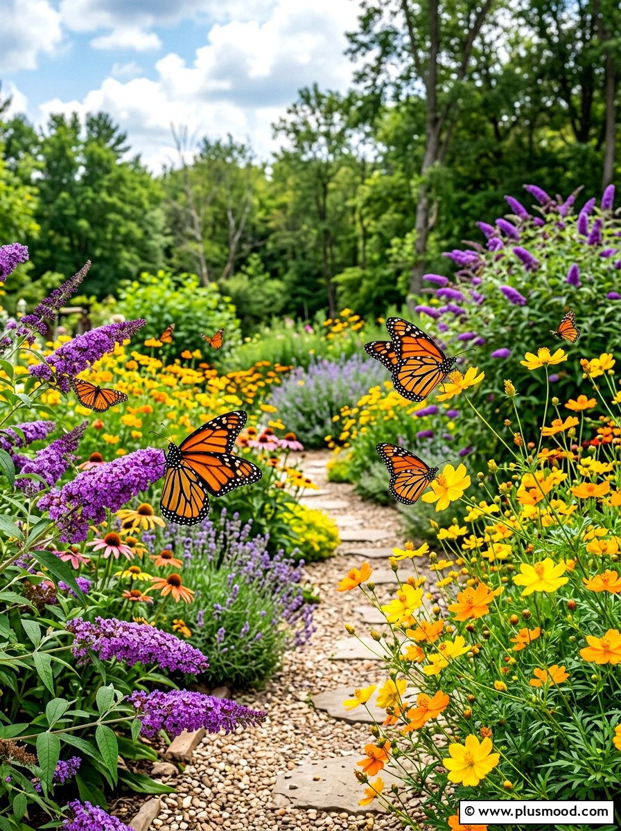 Butterfly garden flowers - 25 summer flower bed ideas