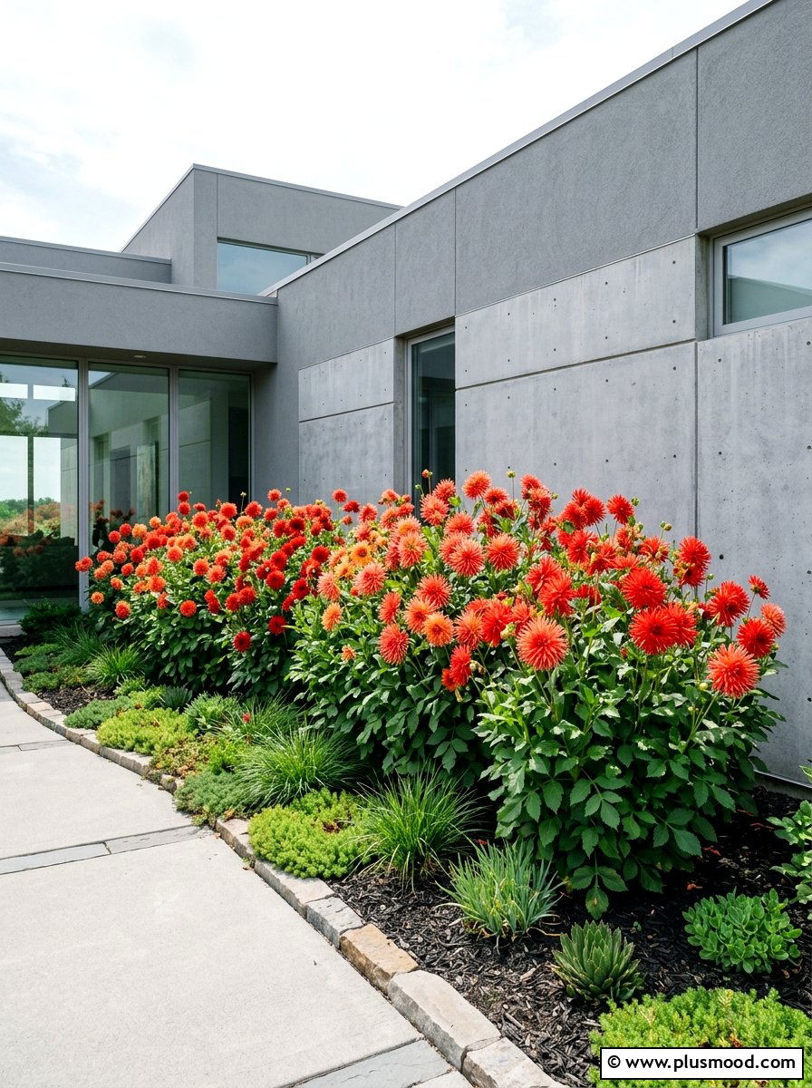Cactus Dahlia Feature - 25 summer dahlia garden ideas