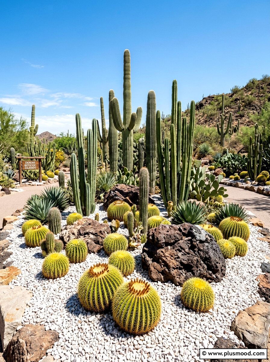 Cactus Garden - 25 summer low water landscaping ideas