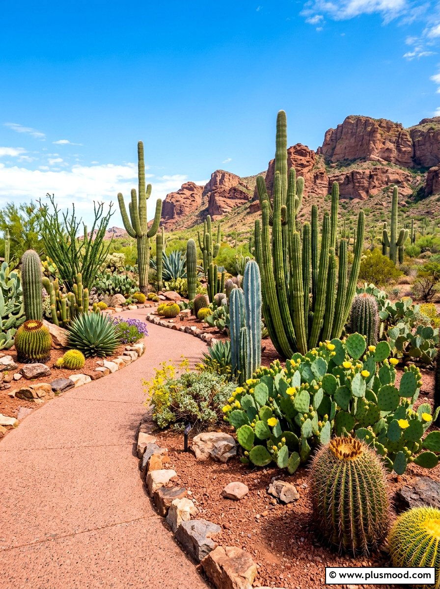 Cactus Garden - 25 summer drought tolerant garden ideas