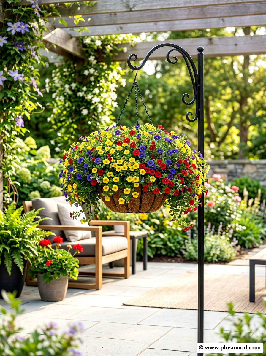 Calibrachoa Hanging Basket - 25 summer hanging basket ideas for summer