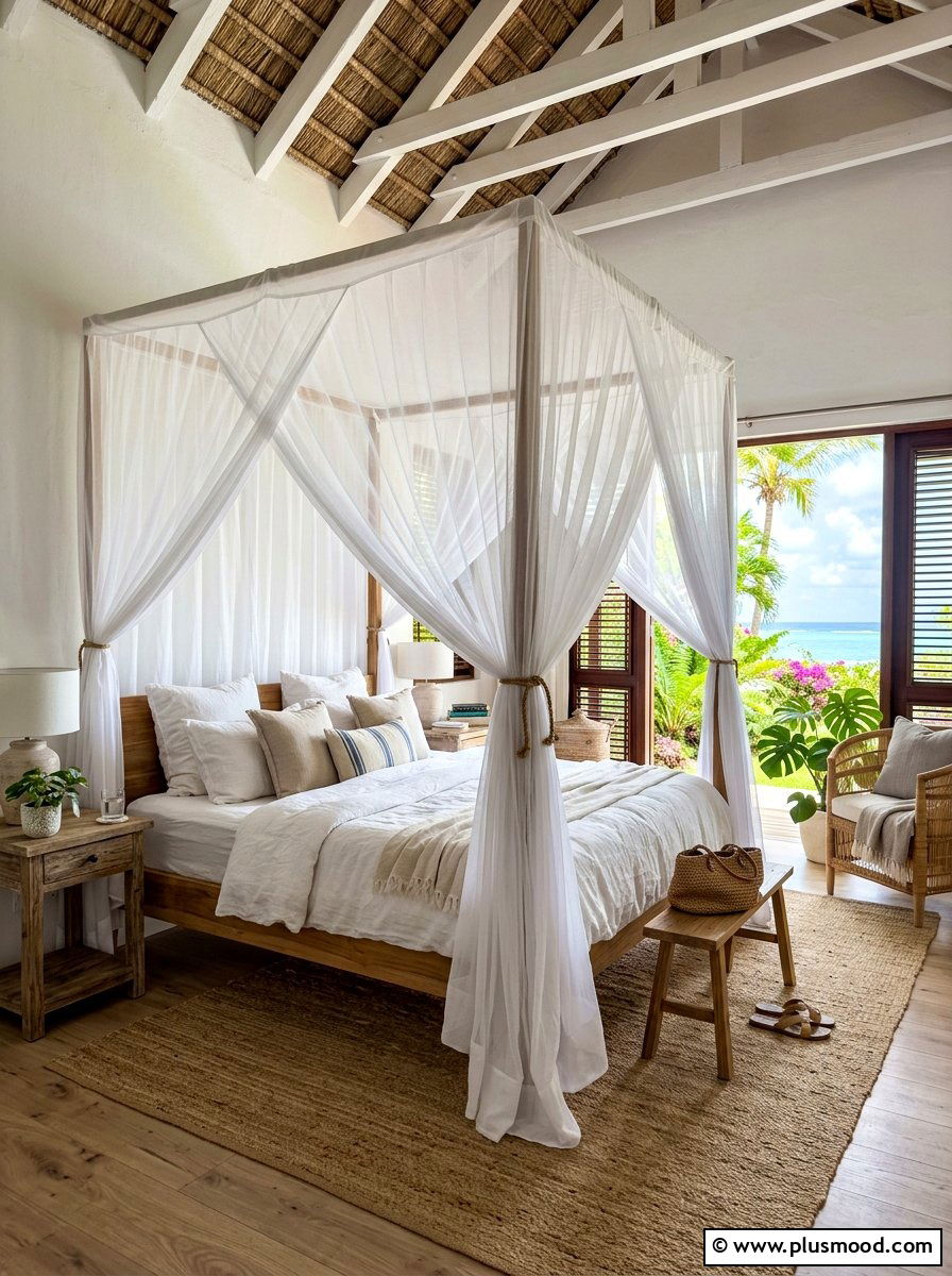 Canopy Summer Bedroom - 25 summer bedroom makeover ideas