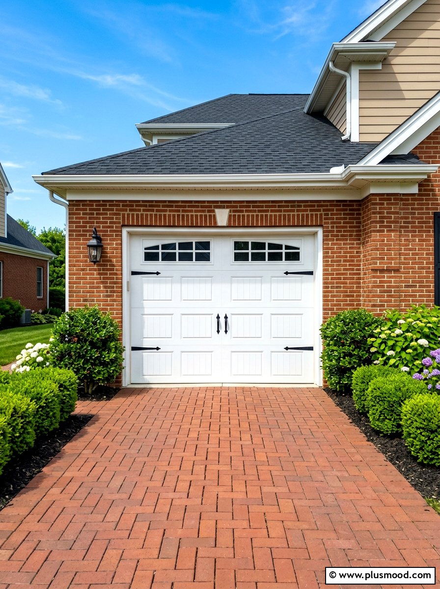 Carriage Garage Door - 25 summer home exterior refresh ideas