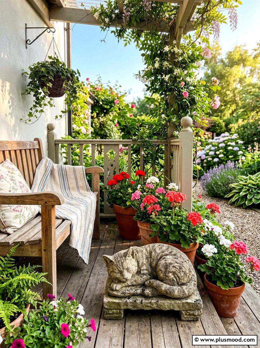 Cat Garden Statue - 25 summer garden statue ideas