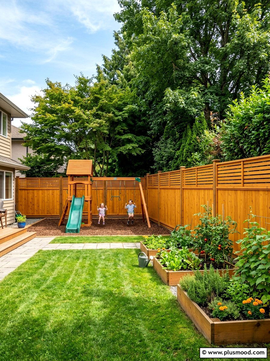 Cedar Fence Extension - 25 summer backyard privacy ideas