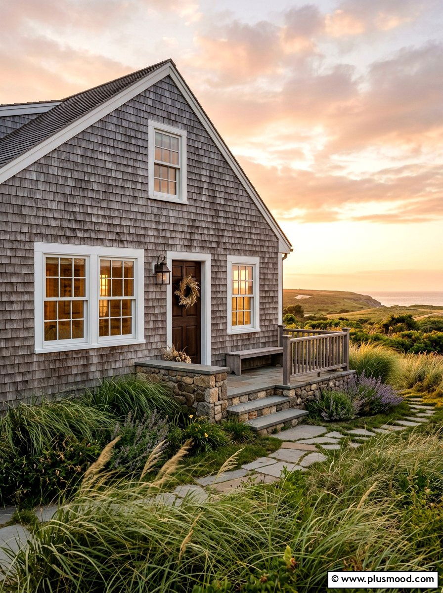 Cedar Shingle Siding - 25 summer coastal curb appeal ideas
