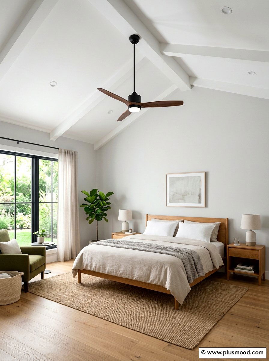 Ceiling Fan - 25 best summer bedroom ideas