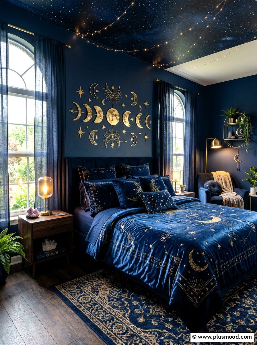 Celestial Summer Bedroom - 25 summer bedroom makeover ideas
