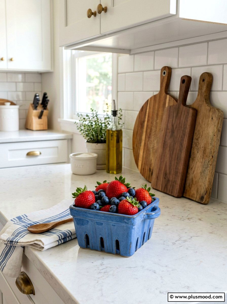 Ceramic Berry Basket - 25 summer kitchen accessories ideas