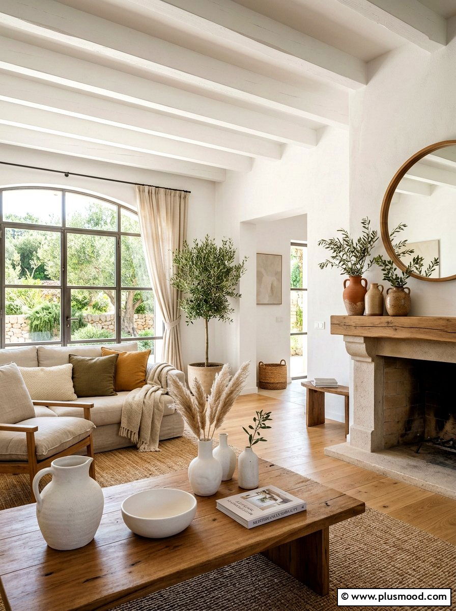Ceramic Decor Living Room - 25 light summer living room ideas