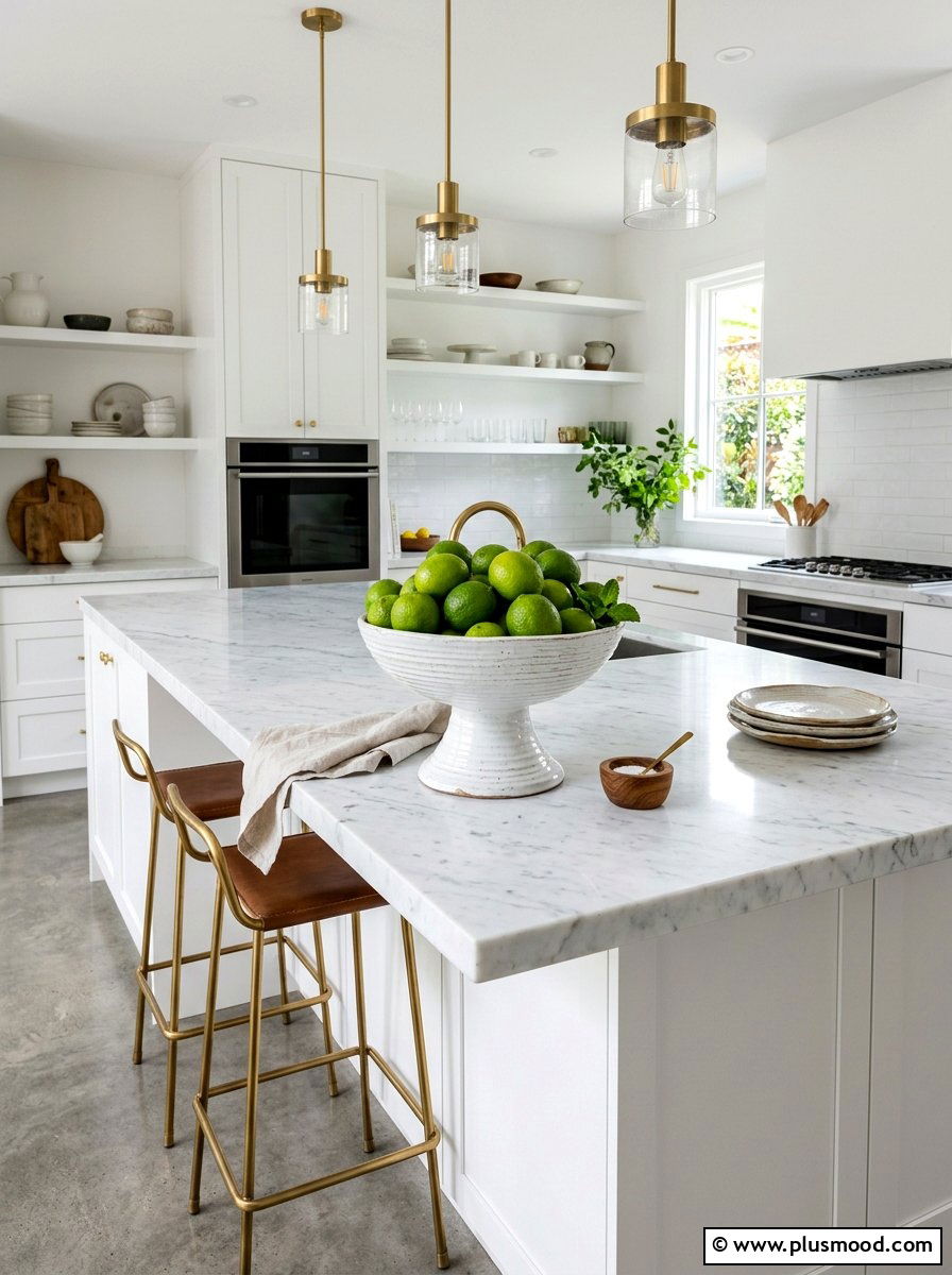 Ceramic Pedestal Bowl - 25 summer casual elegant decor ideas