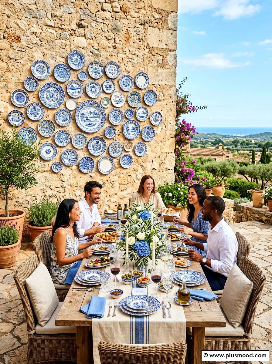 Ceramic Plate Wall Decor - 25 summer patio wall decor ideas