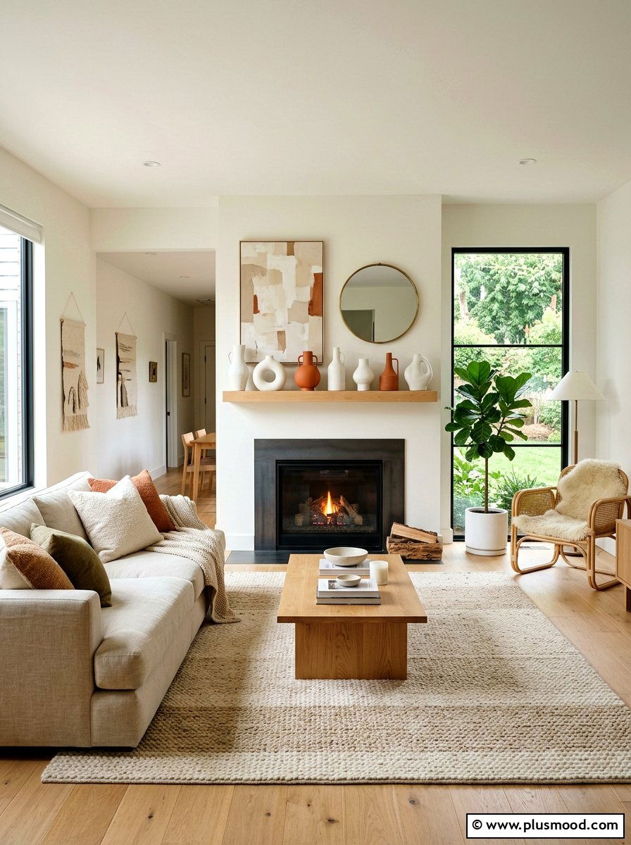 Ceramic Vases - 25 airy summer living room ideas