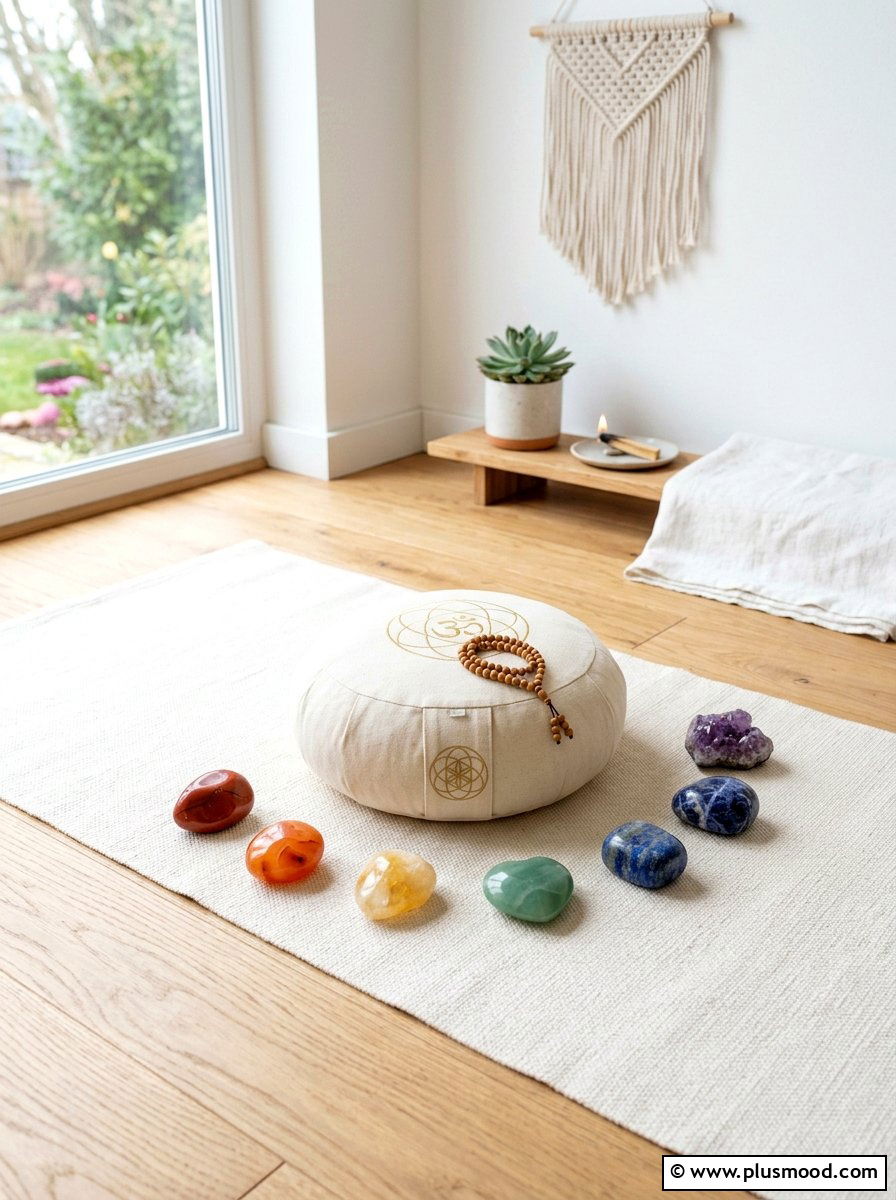 Chakra Balancing Stone - 25 painted rock ideas for mindfulness