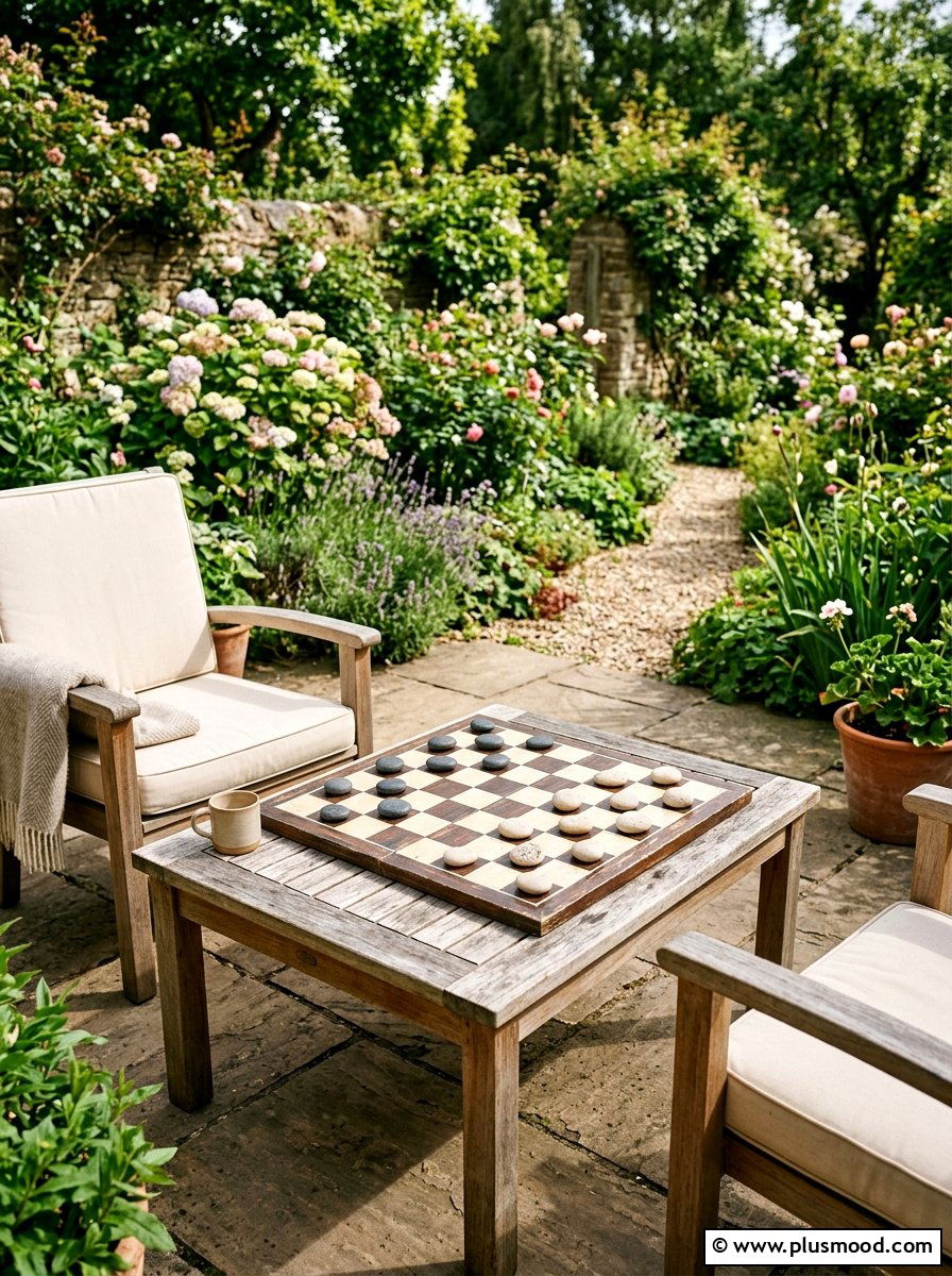 Checkerboard game stones - 25 Painted Rock Ideas
