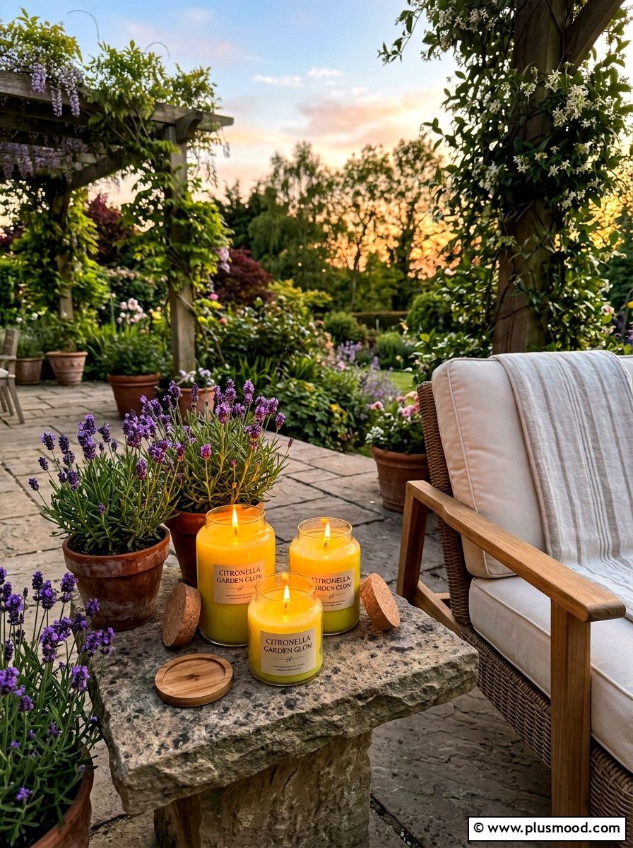 Citronella Candle - 25 summer hosting essentials ideas