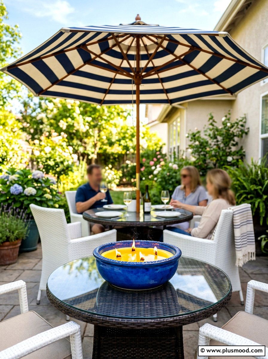 Citronella Ceramic Bowl - 25 summer citronella decor ideas