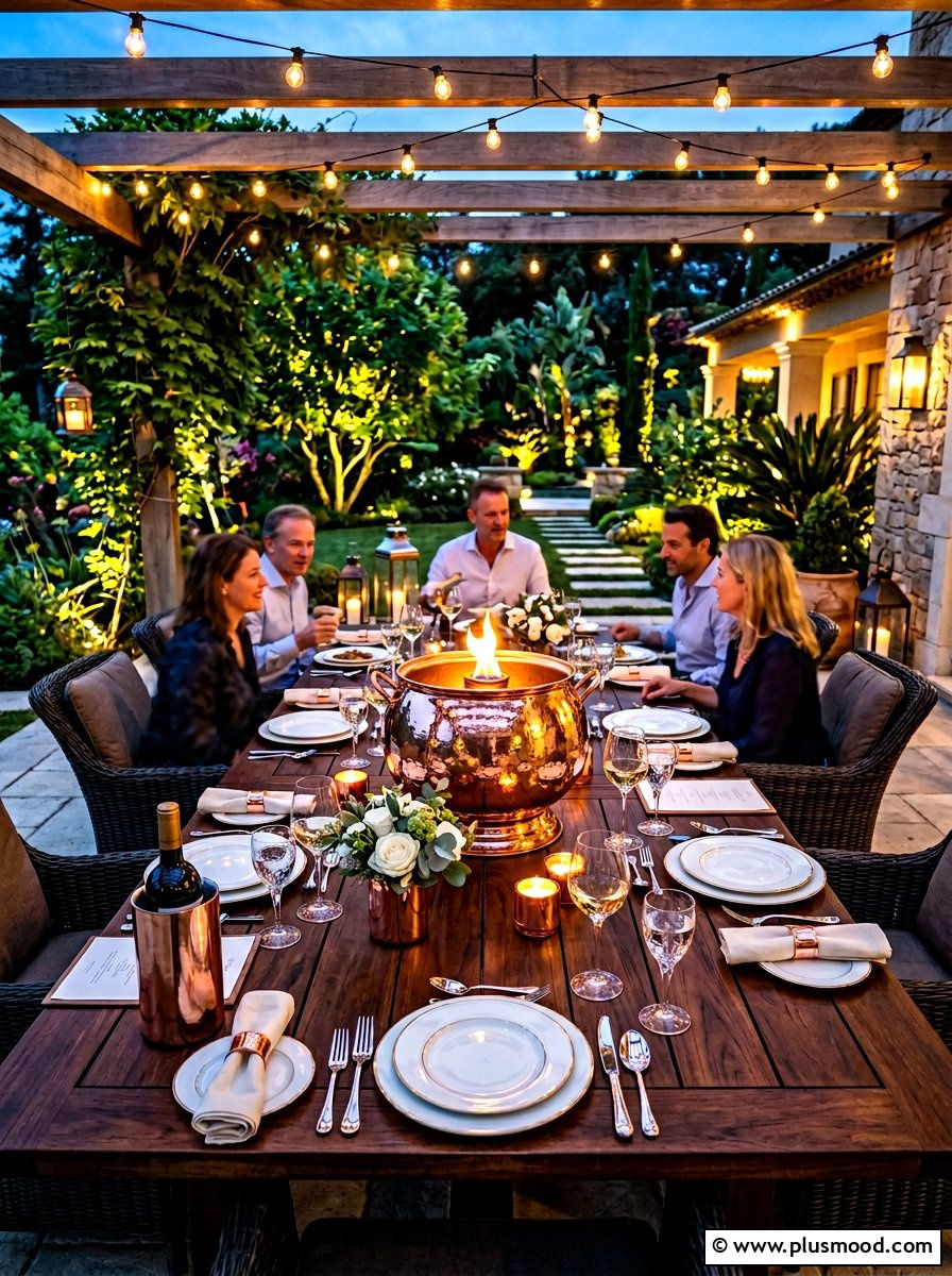 Citronella Copper Pot - 25 summer citronella decor ideas
