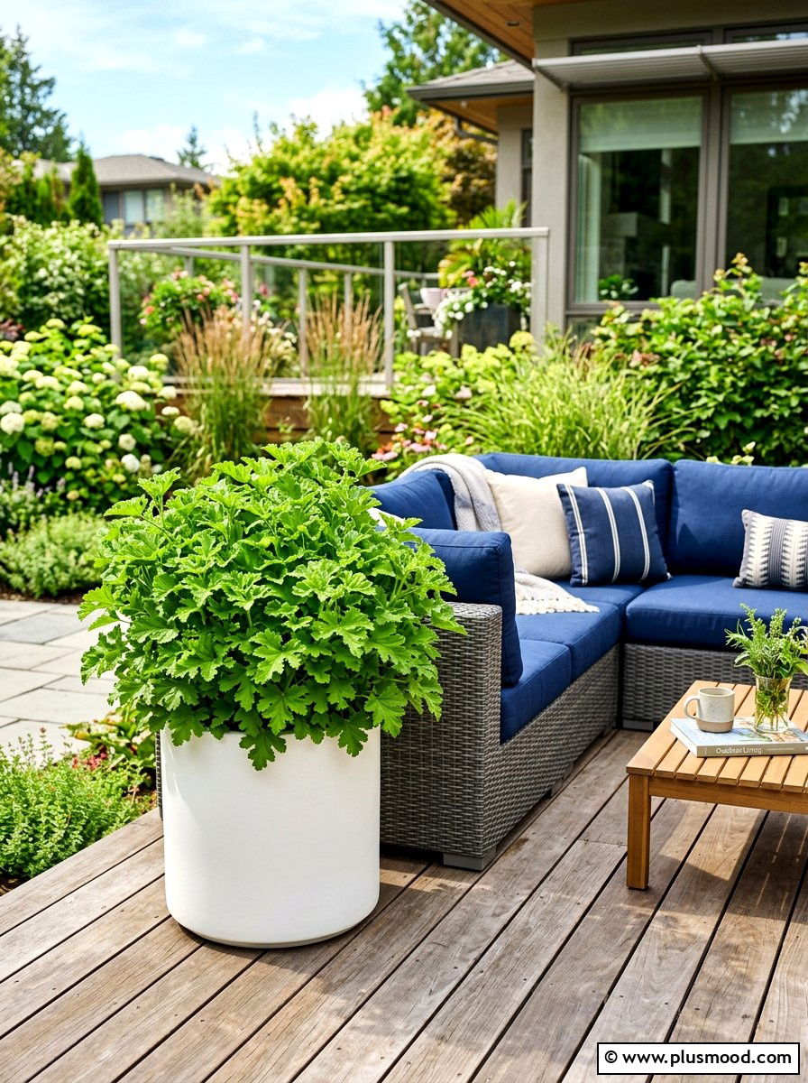 Citronella Terrace Planter - 25 summer citronella decor ideas