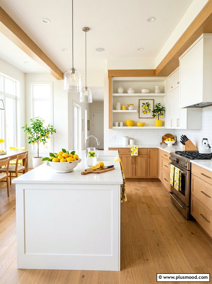 Citrus Decor Accents - 25 summer kitchen makeover ideas