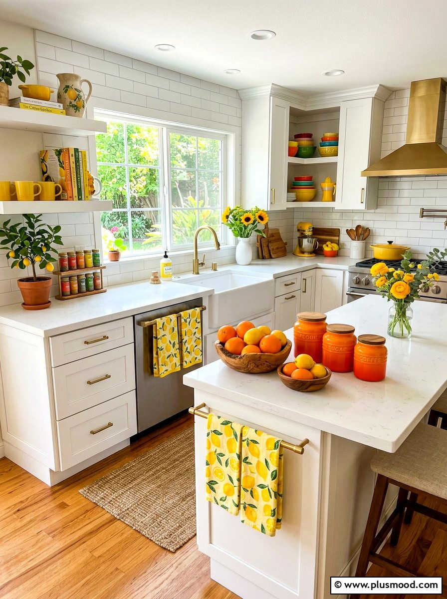 Citrus Kitchen Accents - 25 fresh summer decorating ideas