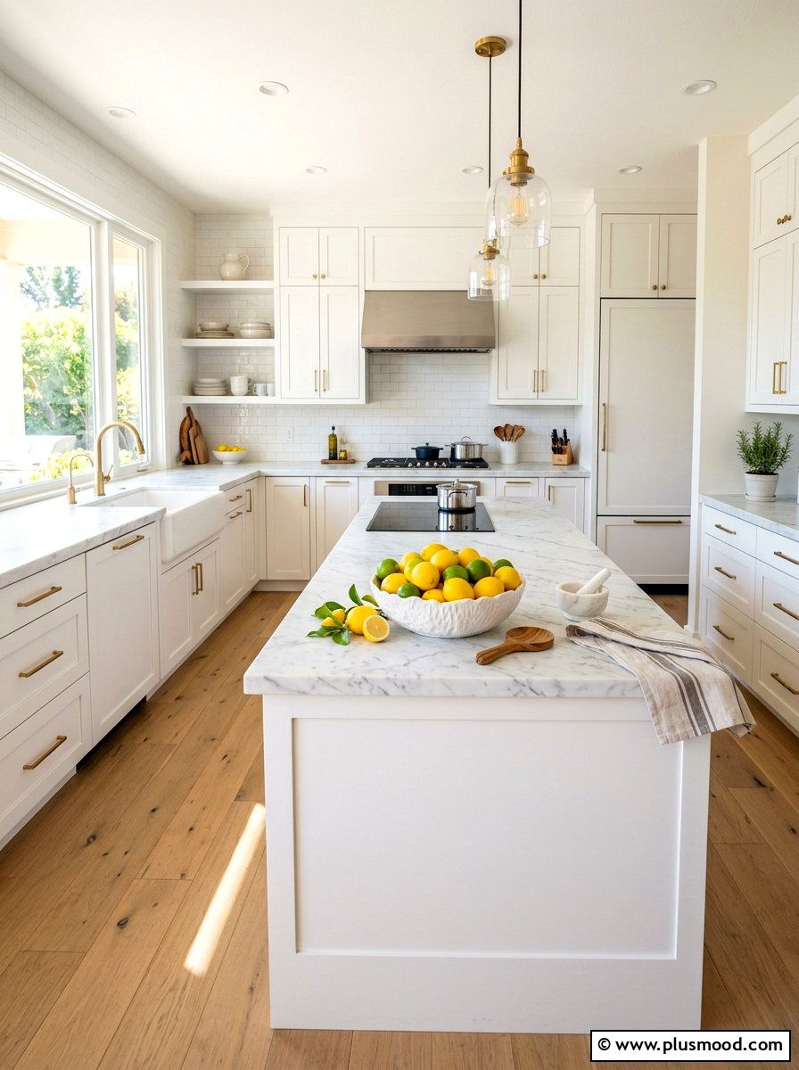 Citrus Kitchen Display - 25 warm weather transition decor ideas