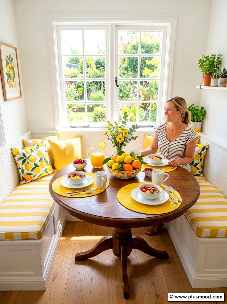 Citrus Table Decor - 25 summer home makeover ideas