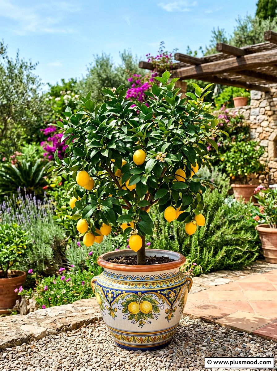 Citrus Tree Container - 25 summer deck planter ideas