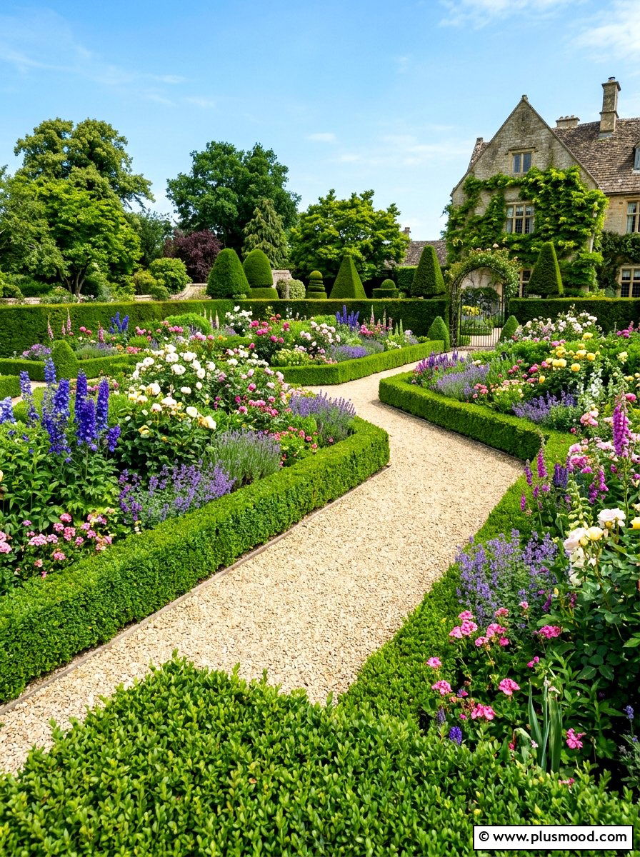 Classic Boxwood Hedge - 25 summer English garden ideas
