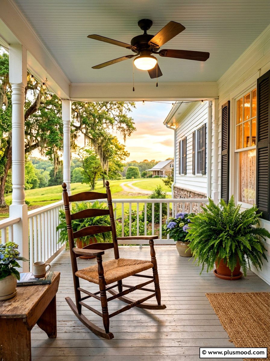 25 Summer Front Porch Rocking Chair Ideas for Cozy Style