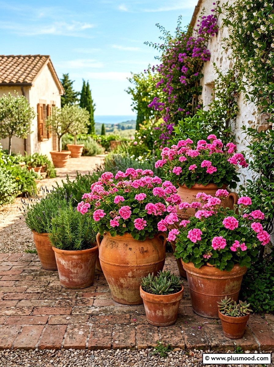 Clay Garden Planters - 25 summer home decor ideas