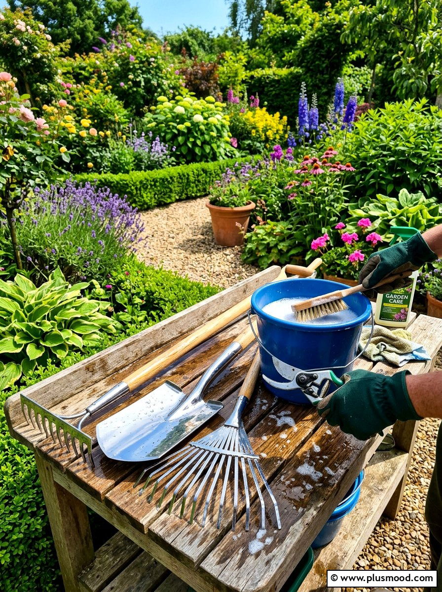 Cleaning Garden Tools - 25 end of summer garden cleanup ideas
