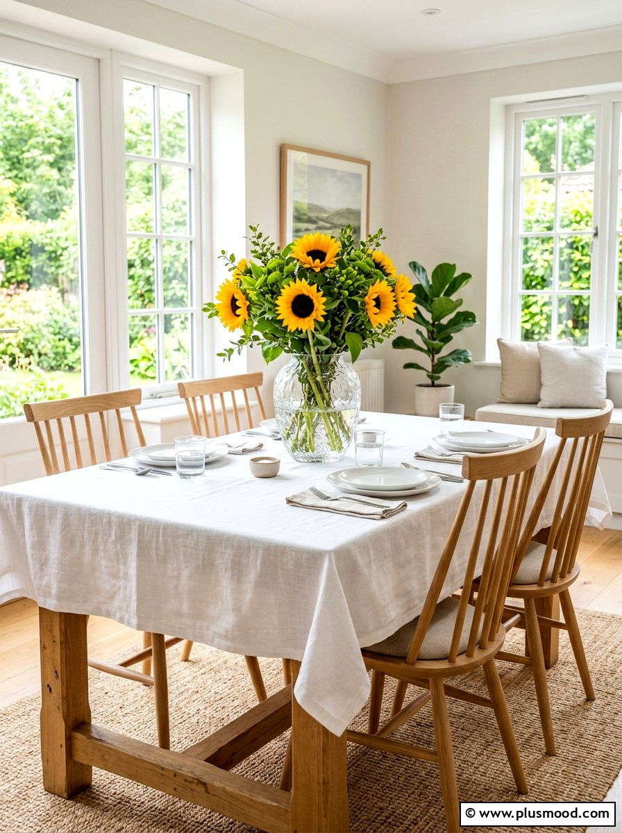 Clear Glass Flower Vase - 25 summer home refresh ideas