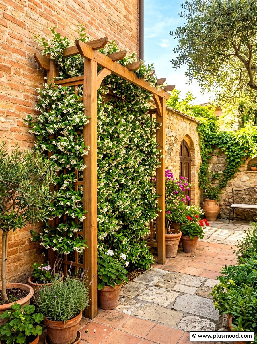 Climbing Vine Trellis - 25 summer landscape refresh ideas
