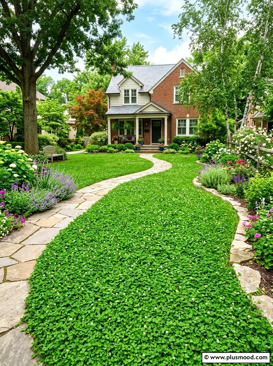 Clover Lawn - 25 summer landscaping ideas