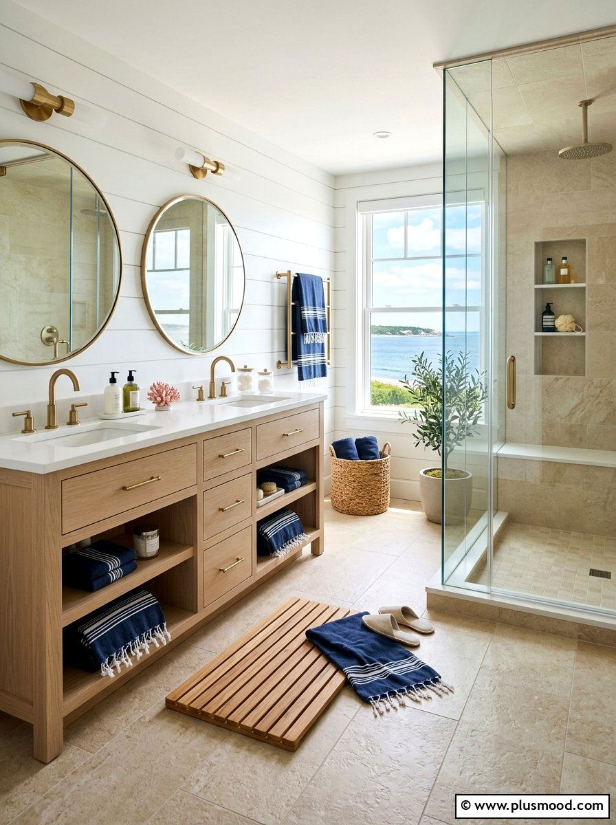 Coastal Bathroom Design - 25 summer home styling ideas