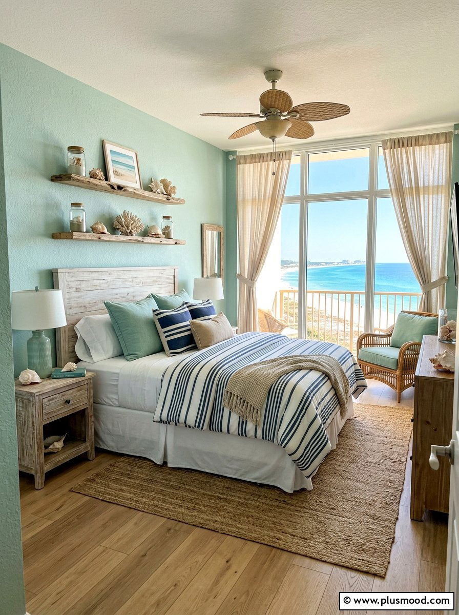 Coastal Beach Bedroom - 25 summer girls bedroom ideas