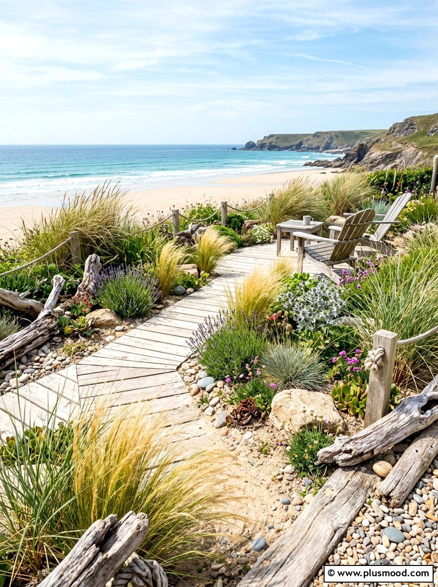 Coastal Beach Garden - 25 summer garden layout ideas