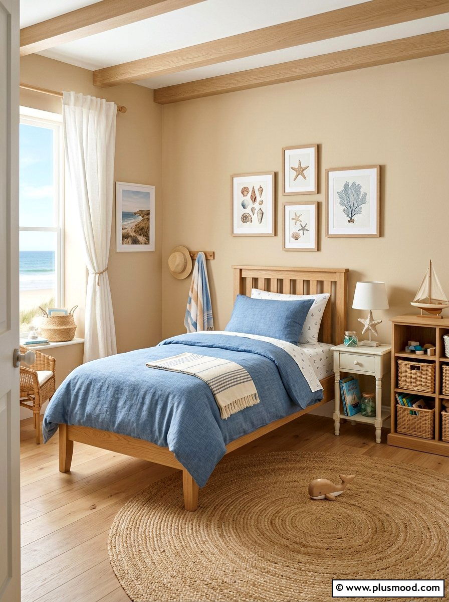 Coastal Beach Kids Bedroom - 25 summer kids bedroom ideas