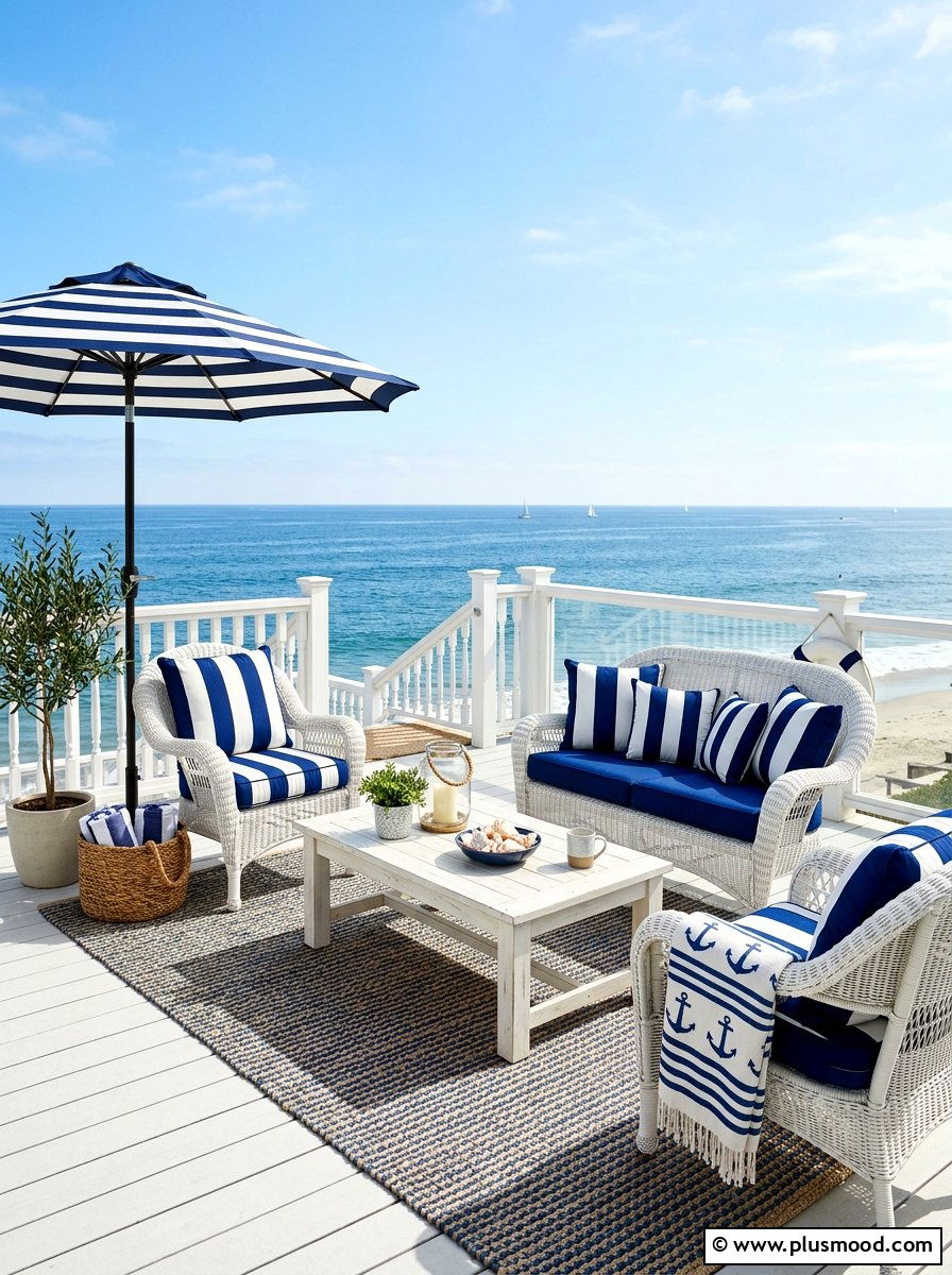 Coastal Blue Patio Furniture - 25 summer patio furniture ideas
