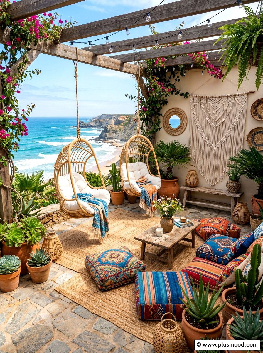 Coastal Boho Patio