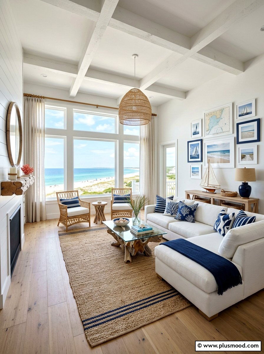 Coastal Decor Living Room - 25 light summer living room ideas