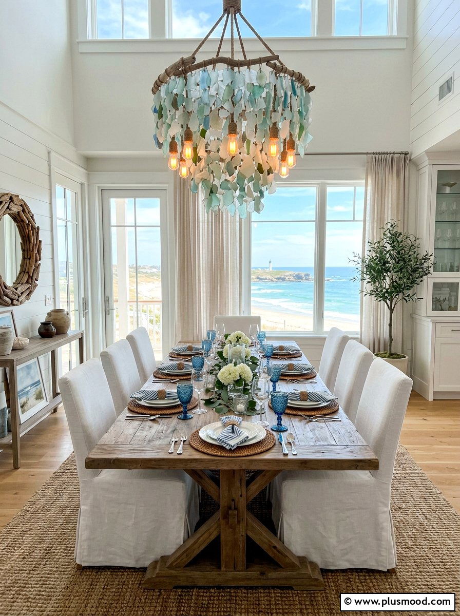 Coastal Dining Room - 25 summer house decor ideas