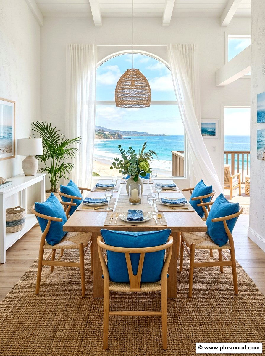Coastal Dining Room - 25 summer dining room ideas