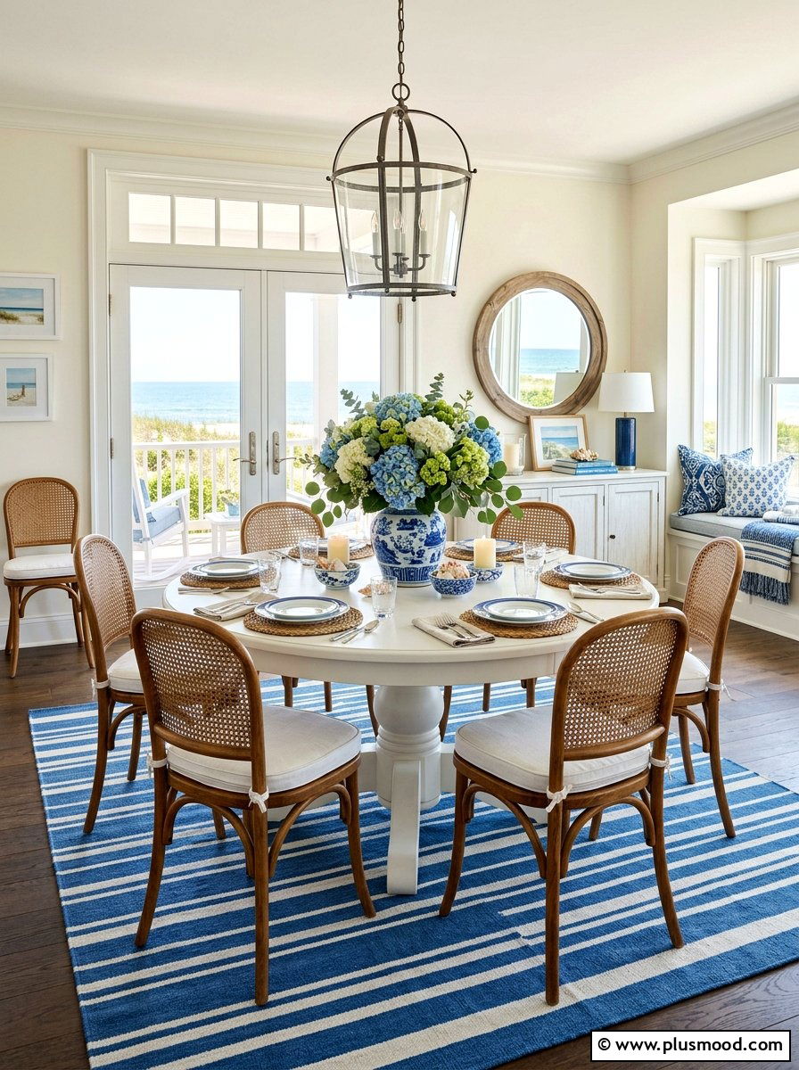 Coastal Grandmother Dining Room - 25 summer decorating ideas for home