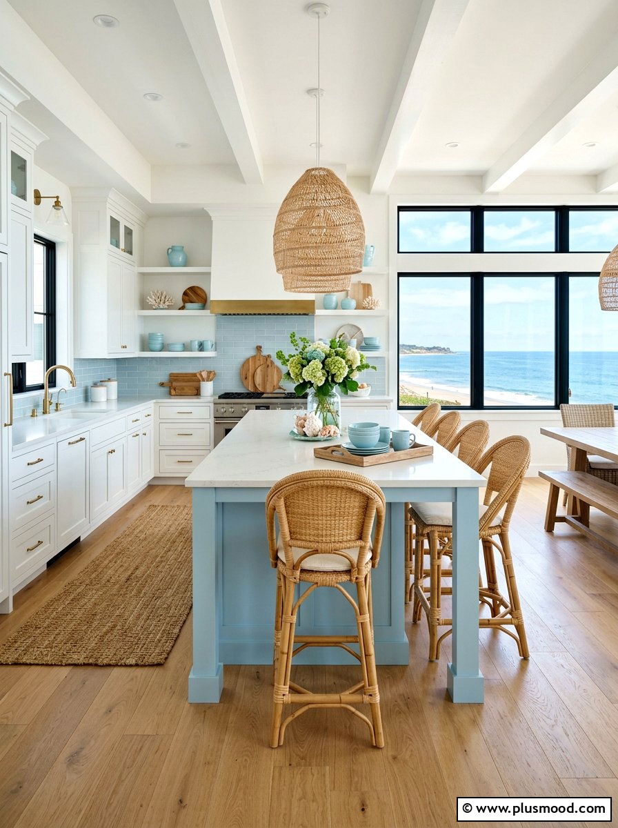Coastal Kitchen Decor - 25 summer kitchen styling ideas