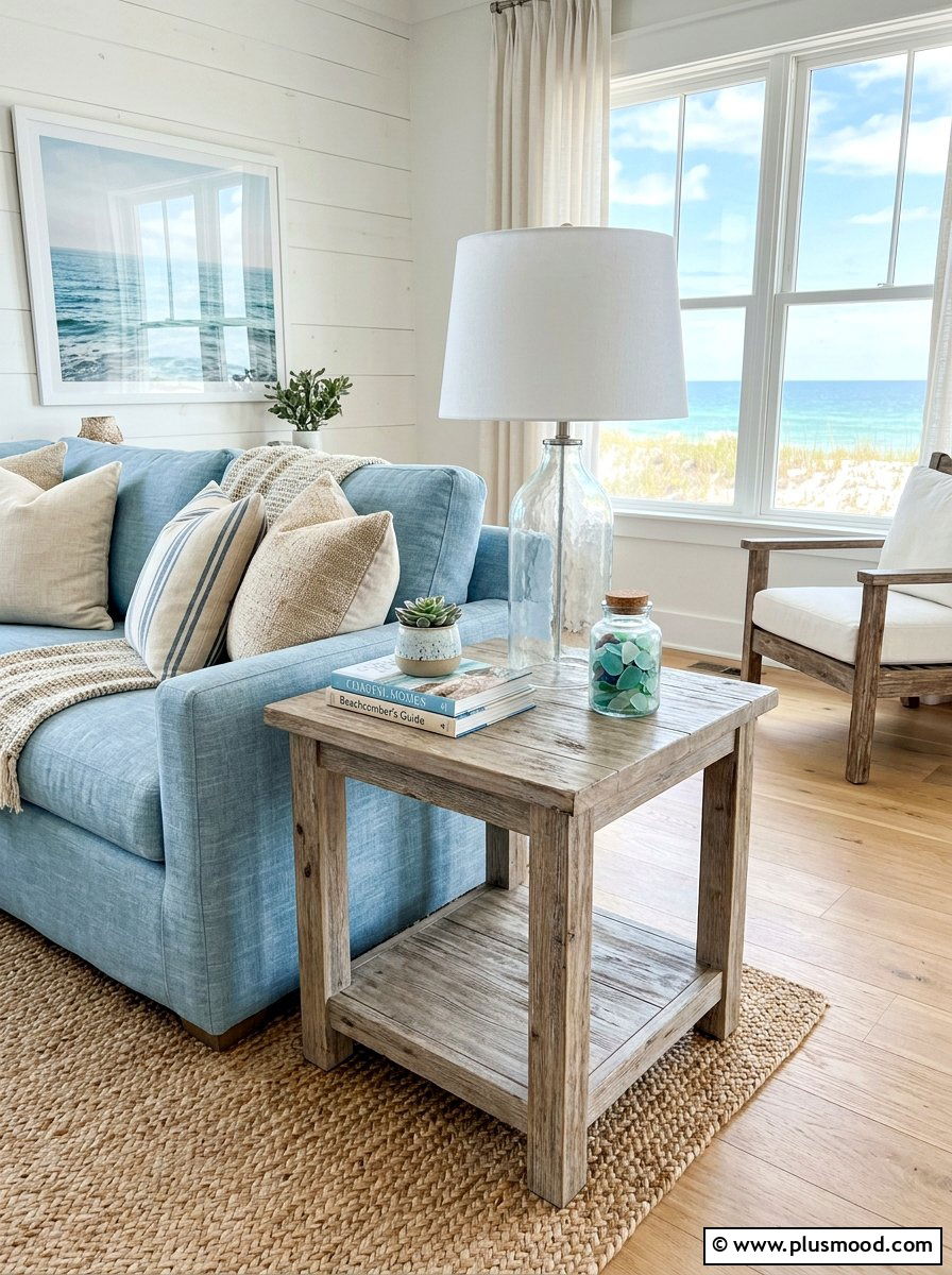 Coastal Living Room Decor